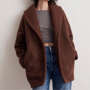 MADEWELL shearling Teddy coat